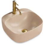 Умывальник Rea Luiza 42 Beige matt U9607