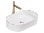 Умывальник Rea Nadia gold edge U1063