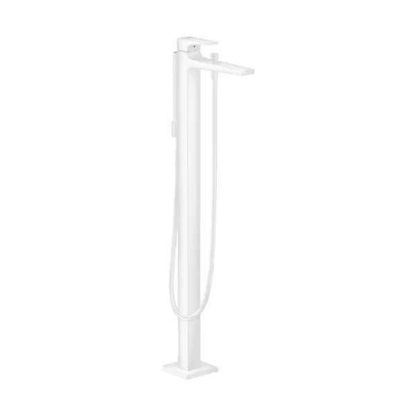 Смеситель для ванны напольный Hansgrohe Metropol 32532700, белый