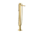 Смеситель для ванны напольный Hansgrohe Metropol 32532990, золотой