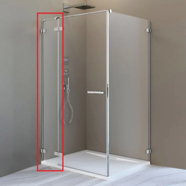 Фронтальная стенка Radaway Arta KDJ II Front wall 323 L левая 386042-03-01L, хром