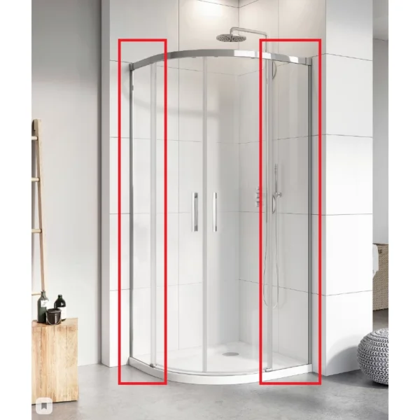 Комплект боковых стенок Radaway Idea PDD Walls 90L/90R 387140-01-01, хром