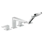 Смеситель на край ванны на 4 отверстия Hansgrohe Metropol 32552000, хром