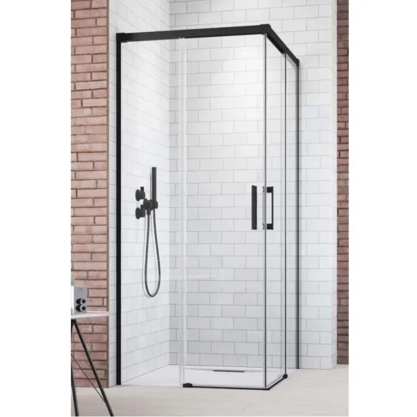 Левая часть душевой кабины Radaway Idea Black KDD 80 387061-54-01L, черный