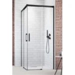 Правая часть душевой кабины Radaway Idea Black KDD 120 Right 387064-54-01R, черный