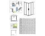 Правая часть душевой кабины Radaway Idea Black KDD 120 Right 387064-54-01R, черный — изображение 7