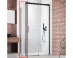 Боковая стенка Radaway Idea Black S1 80 Left 387051-54-01L, черный