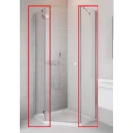 Фронтальные стенки Radaway Essenza New PTJ 100 Z x 100 S 385051-01-01, хром