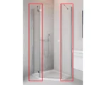 Фронтальные стенки Radaway Essenza New PTJ 100 Z x 90 S 385057-01-01, хром
