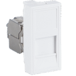 Розетка DEC RJ45 FTP кат.6, 1мод., бел. (22.5х45мм), серия (тип) DEC — изображение 2