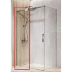Фронтальная стенка Radaway Espera Pro KDJ front Wall 540 Left левая 10092120-01-01L, хром