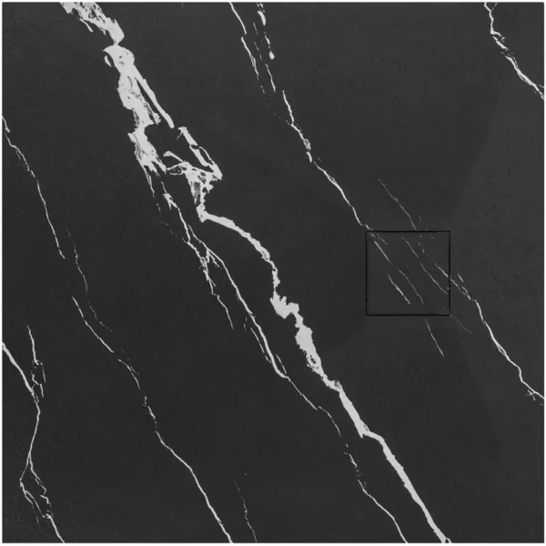 Душевой поддон Rea Magnum Carrara Black 90x90 K7008