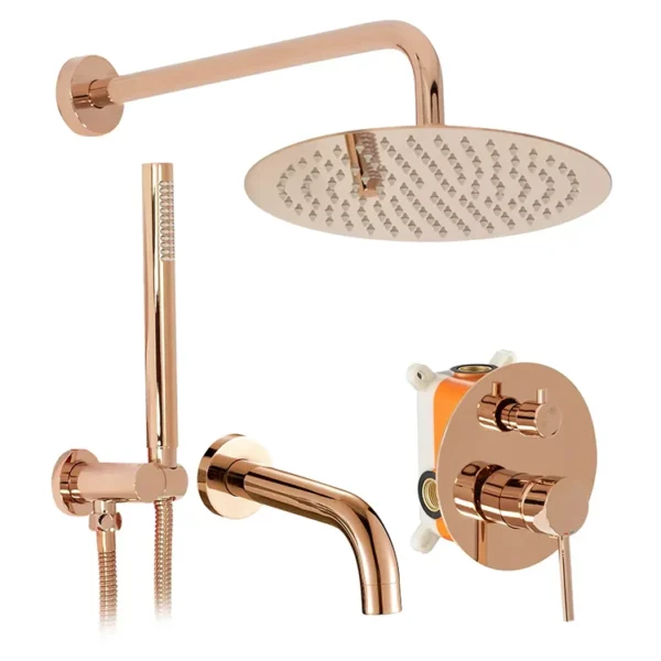 Душевая система Rea Lungo rose gold P6610