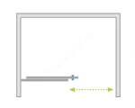 Душевая дверь Radaway Idea DWJ 160x200.5, левая 387020-01-01L, хром — изображение 2