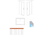 Душевая дверь Radaway Idea DWJ 150x200.5, правая 387019-01-01R, хром — изображение 3