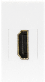 Розетка HDMI, 1мод., бел. (22.5х45мм)