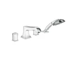 Смеситель на край ванны на 4 отверстия Hansgrohe Metropol Classic 31315000, хром