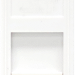 Розетка DEC RJ45 UTP кат.6, 1мод., бел. (22.5х45мм)