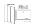 Душевая дверь Radaway Premium Plus DWJ 120x190 33313-01-01N, хром — изображение 3