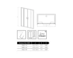 Душевая дверь Radaway Premium Plus DWD 160x190 33363-01-01N, хром — изображение 3