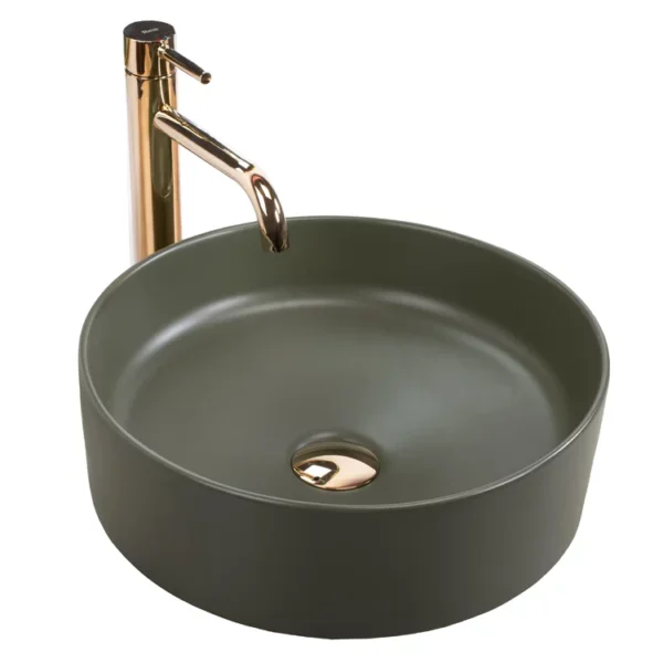 Умывальник Rea Sami Green Matt U4567