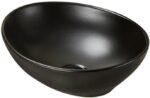Умывальник накладной Santiline SL-1016MB 41x33 черный матовый