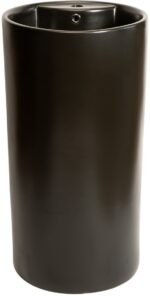 Умывальник напольный Santiline SL-4003MB 46x44 черный матовый
