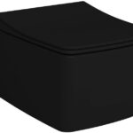 Подвесной унитаз Vitra Metropole 7672B083-0101 безободковый черный матовый