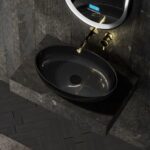 Умывальник накладной ABBER Karbon AK2041 60x40 черный