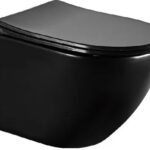 Унитаз подвесной Milleau Alby 203 48x37 сиденье Duroplast, Softlose черный