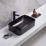 Умывальник WeltWasser ELBACH 78575-60 MT-BL 61x38 черный матовый