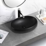 Умывальник накладной Abber Bequem AC2102MB 60x40,5 черный матовый — изображение 5