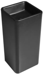 Умывальник напольный Santiline SL-4013MB 40,5x40,5 черный матовый — изображение 3