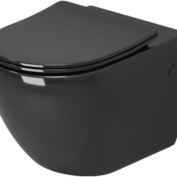 Унитаз подвесной Grossman GR-4411blackS 55x36,5 черный глянцевый