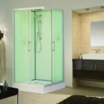 Душевая кабина Esbano EST-90 CKR 90x90 стекла рифленые, профиль матовый хром