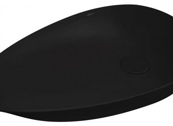 Умывальник накладной ABBER Bequem AC2117MB 59x36 черный матовый