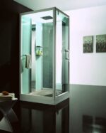 Душевая кабина Orans SR-89101 S 100x100 белая (левая) с турецкой баней — изображение 5