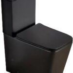 Унитаз напольный SantiLine SL-5017MB 35x65 безободковый черный матовый SoftClose