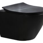 Унитаз подвесной Esbano Amapola-N 36x53,5 сиденье Duroplast, SoftClose, черный матовый