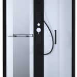 Душевая кабина Black&White Galaxy G8705 90x90 прозрачное стекло / черный профиль