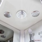 Душевая кабина Deto A09GM 90x90 с гидромассажем, стекла прозрачные, профиль хром — изображение 5