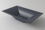 Умывальник накладной Holbi Sirius 57x35 Solid Surface черный матовый