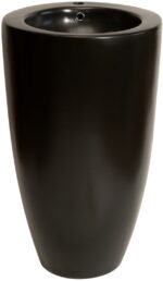 Умывальник напольный Santiline SL-4004MB 50x50 черный матовый