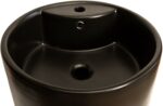 Умывальник напольный Santiline SL-4003MB 46x44 черный матовый — изображение 2