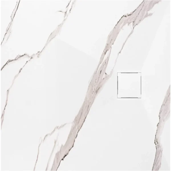 Душевой поддон Rea Magnum Carrara White 90x90 K7005