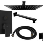 Душевая система Rea Fenix Black P6920