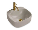 Умывальник Rea Luiza 42 Grey matt U9610