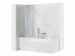 Шторка на ванную Rea Elegant gold matt 70 W6600