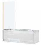 Шторка на ванную Rea Elegant Gold 80 W5601