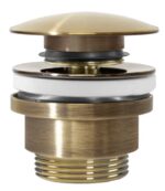 Донный клапан для раковины Rea antique gold A8110 универсальный